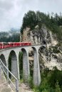 Fotografia: Landwasser Viaduct, fotograf: Filip Cák, tagy: cestovanie, Švajčiarsko, vlak